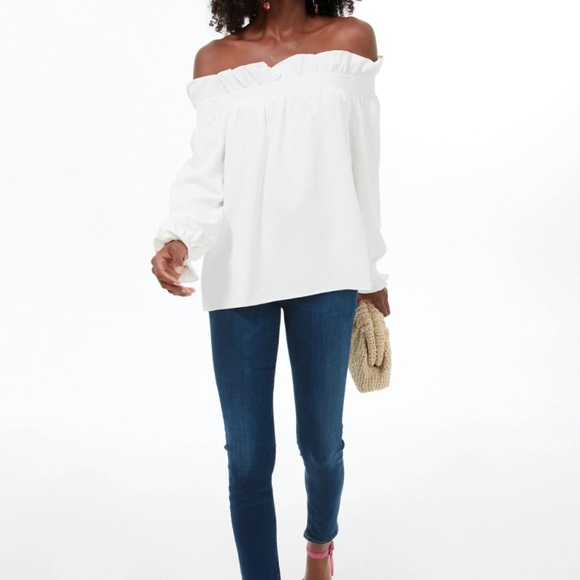 Tuckernuck Marguerite Off The Shoulder Blouse - Picture 2 of 5